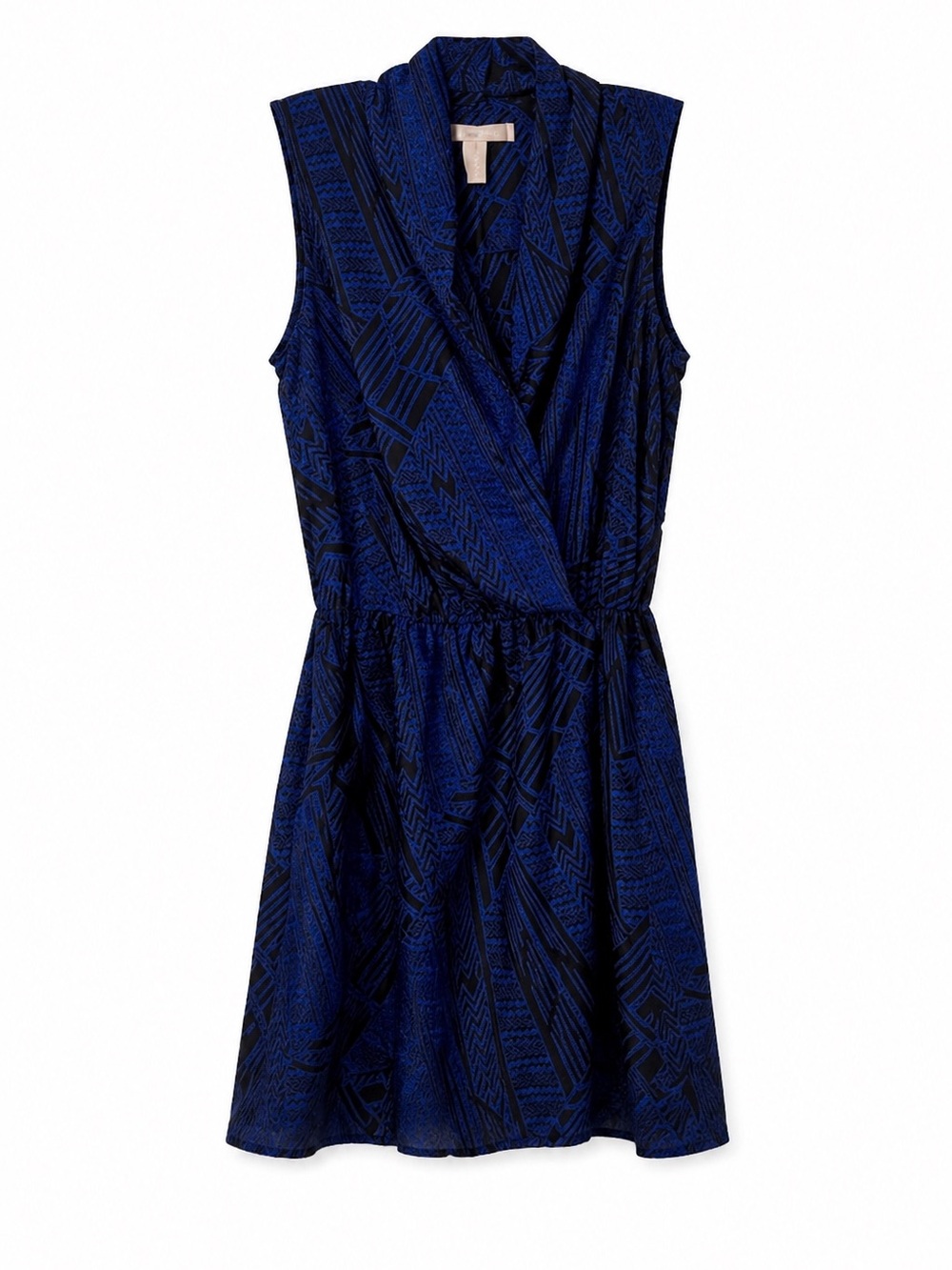 blue and black patterned mini dress‎ from Forever 21